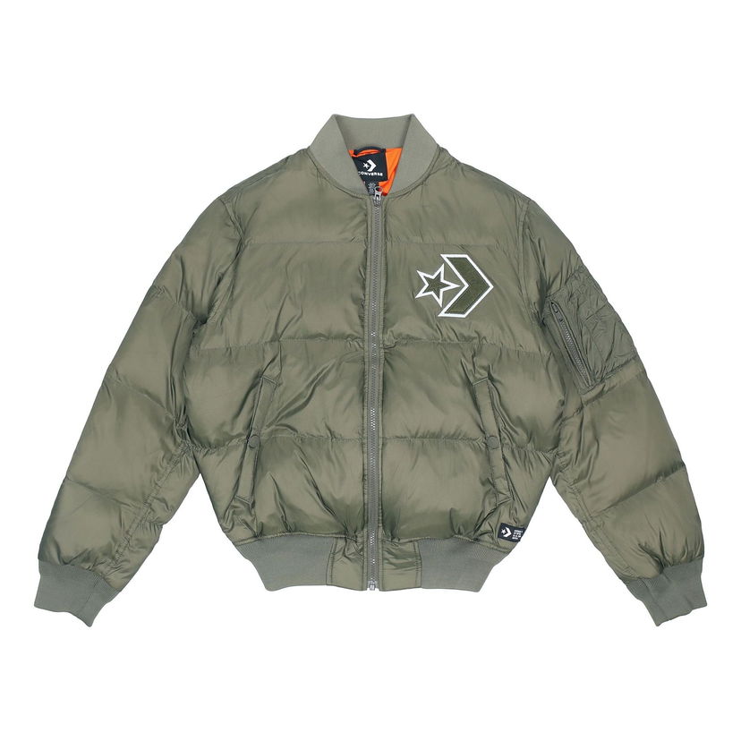 Bomber-takki Converse Down Jacket Vihreä | 10006883-A03