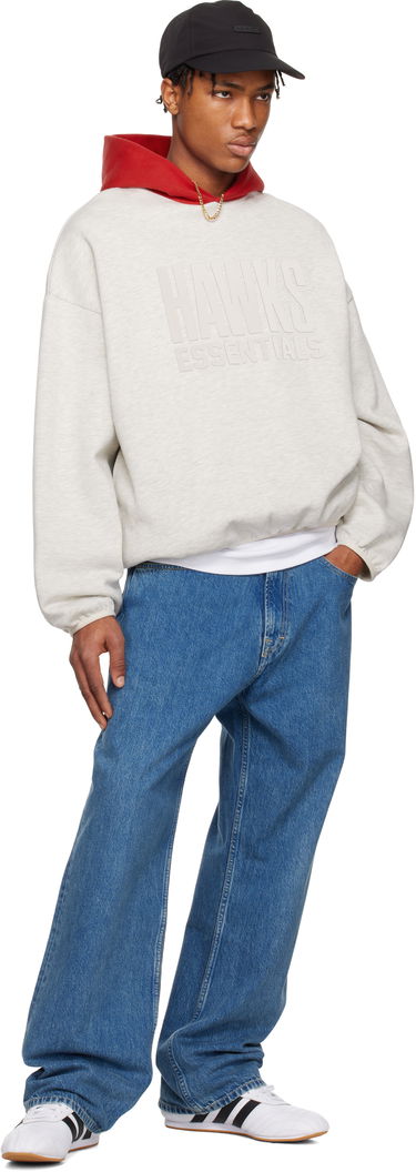 Huppari Fear of God ESSENTIALS NBA Hawks Pullover Hoodie Harmaa | 192AL246509F, 4