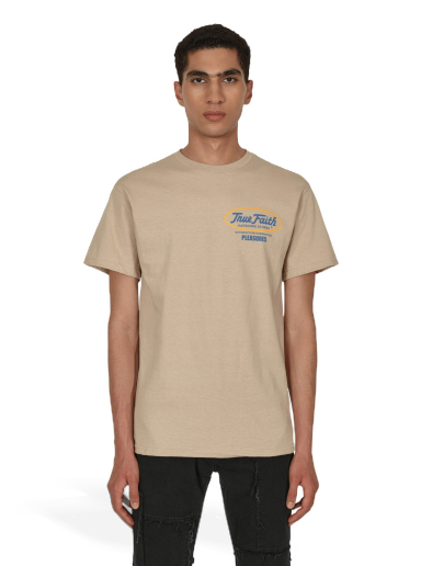 T-paita Pleasures Faith "Sand" Beige | P22F058 SAND