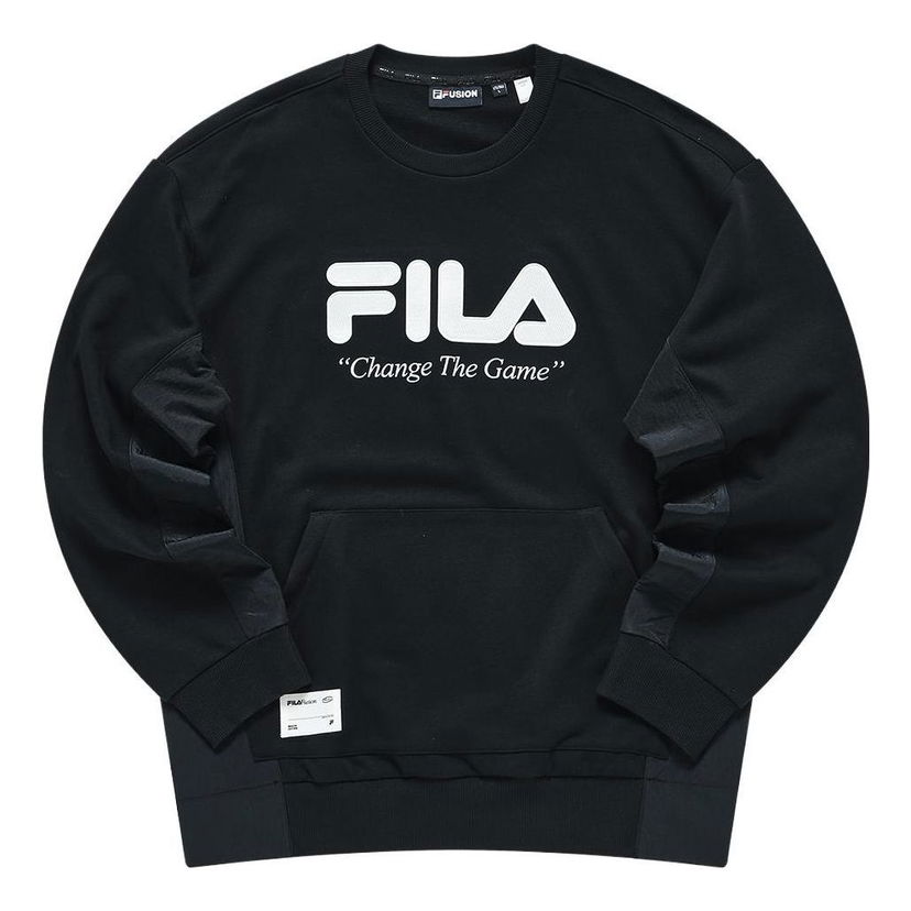 Huppari FILA Fusion Change The Game Logo Sweatshirt Musta | T11M311211F-BK