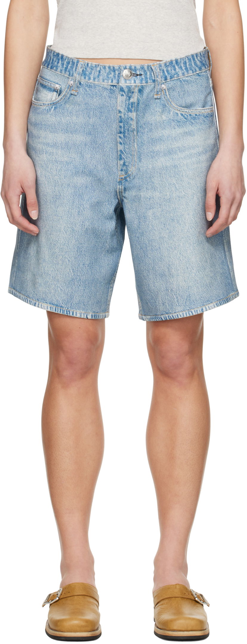 Shortsit rag & bone rag & bone Miramar Ponte McKenna Shorts Sininen | WCW25S9001PT01