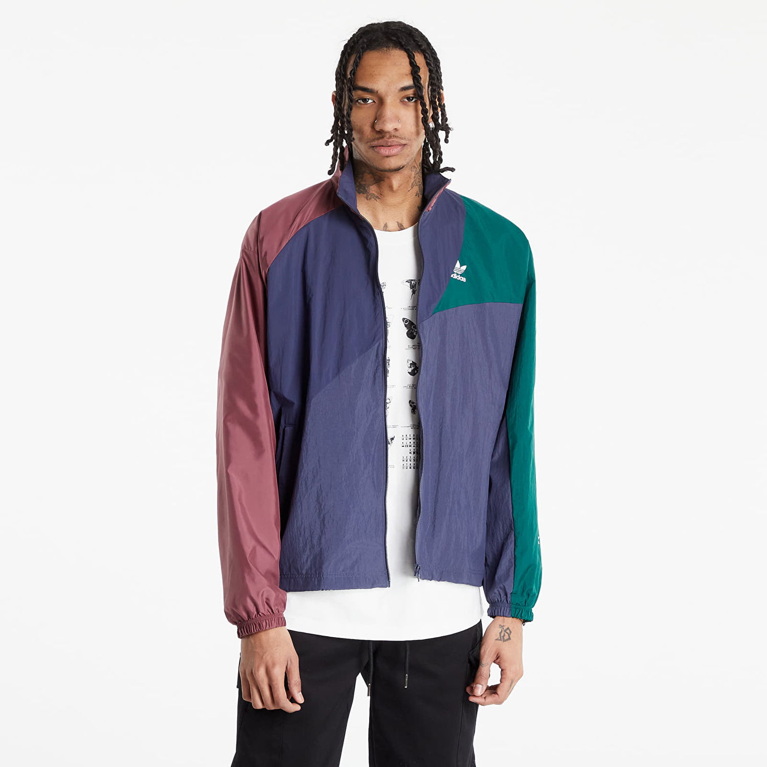 Takki adidas Originals Adicolor Colorblock Track Top Violetti | HC4499, 0