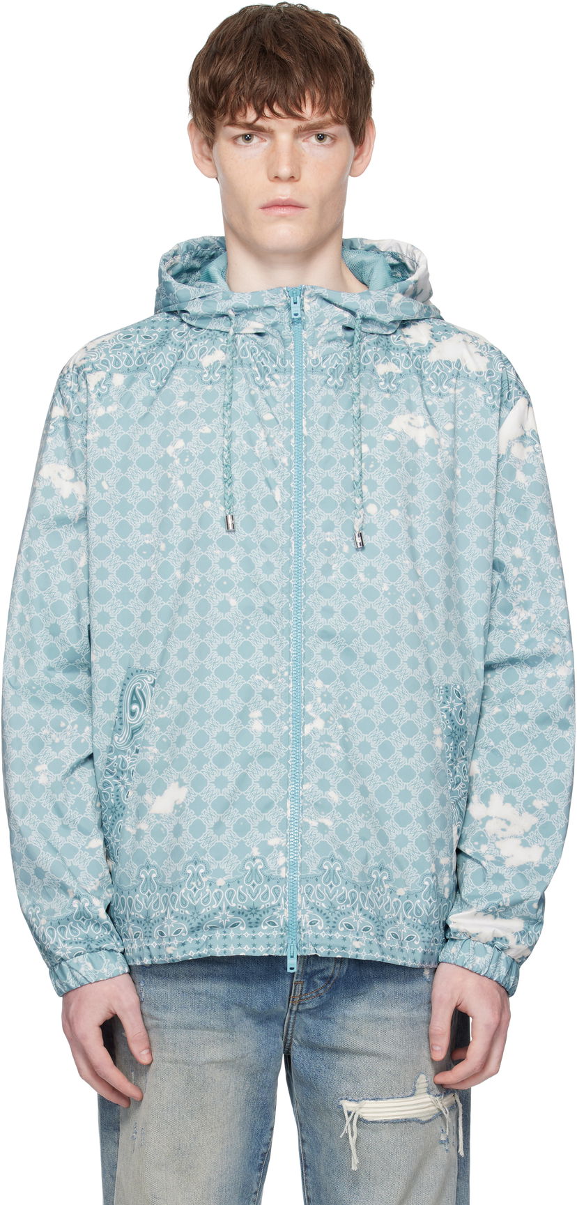 Tuulitakki AMIRI AMIRI MA Quad Windbreaker Jacket Sininen | AMOULW1040