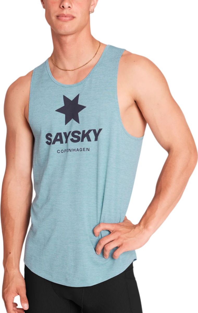 Tankkitoppi Saysky Saysky Logo Combat Pro Singlet Turkoosi | omrsi30c2013-omrsi30c2013, 0