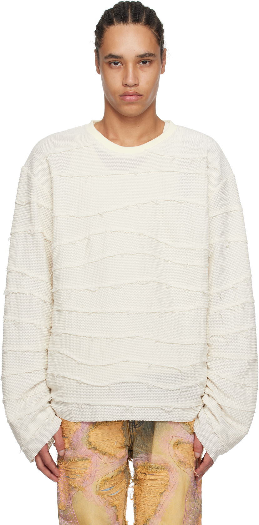 Villapaita Who Decides War Who Decides War Wavelength Thermal T-Shirt Valkoinen | 1110530019SS25