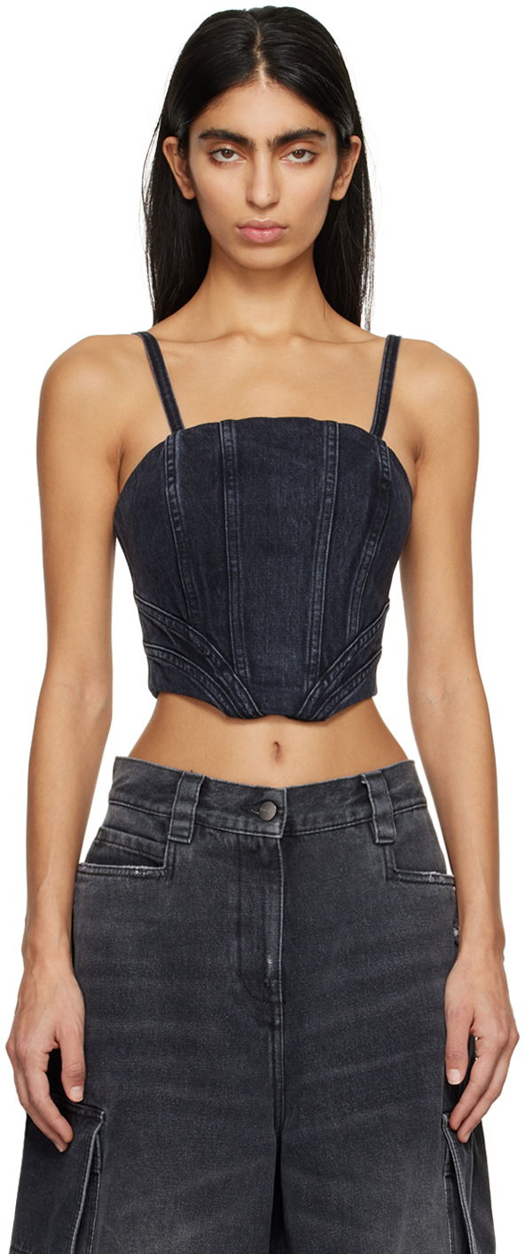 Tankkitoppi AMIRI Faded Tank Top Musta | PS24WDF007