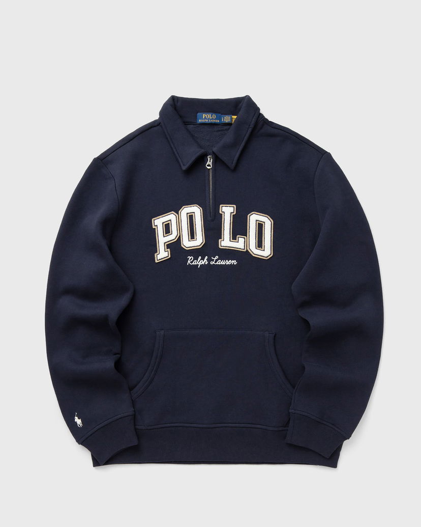 Huppari Polo by Ralph Lauren Polo Ralph Lauren Fleece Quarter-Zip Sweatshirt Tummansininen | 710981150002