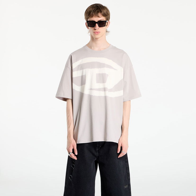 T-paita Diesel T-Boxt-Bleach T-Shirt Grey Harmaa | A14872_0QKAS 9BZ