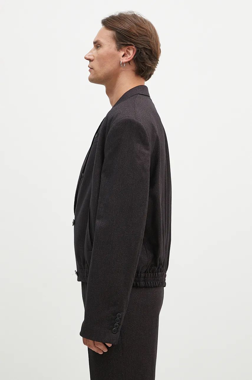 Takki Martine Rose Elasticated Db Tailored Jacket Musta | 349WT06007, 1