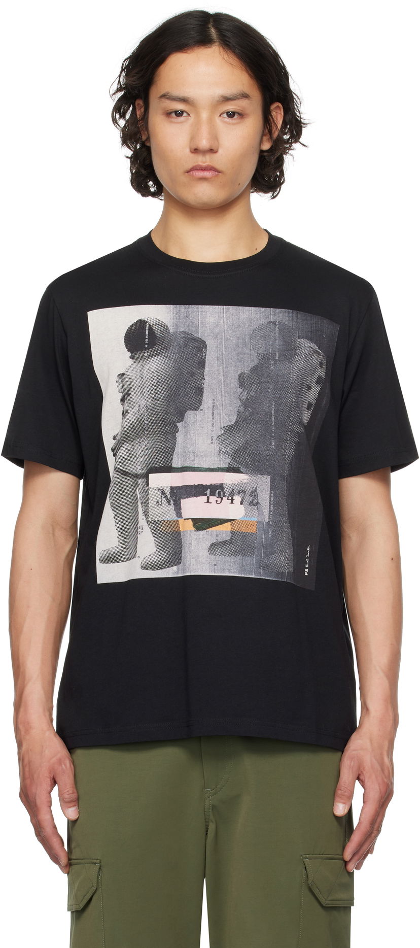 T-paita Paul Smith PS Paul Smith Astronaut Print T-Shirt Musta | M2R-011R-PP5086-79