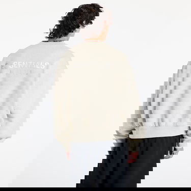 Huppari Fear of God Fear of God Essentials Classic Fit Fleece Crewneck Sweatshirt Beige | 192SP252042F-969, 3