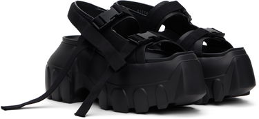 Tennarit ja kengät Rick Owens Rick Owens Hollywood Mega Tractor Sandals Musta | RU01E5866 LOO, 3
