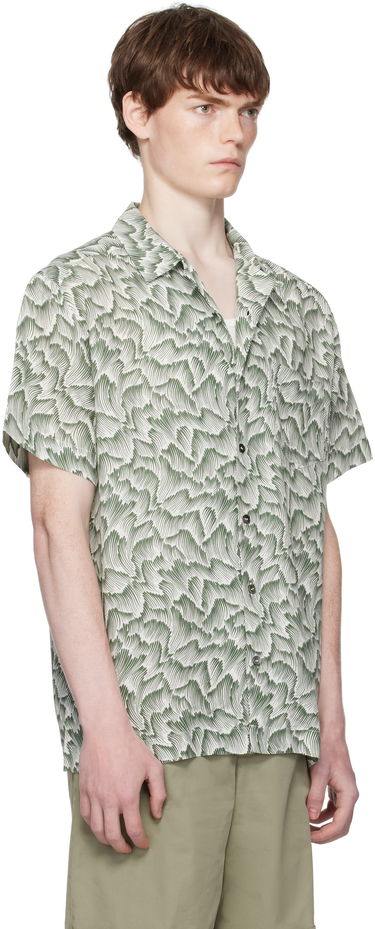 Paita A.P.C. A.P.C. Roy Print Camp Collar Shirt Vihreä | VIALX-H12608, 1