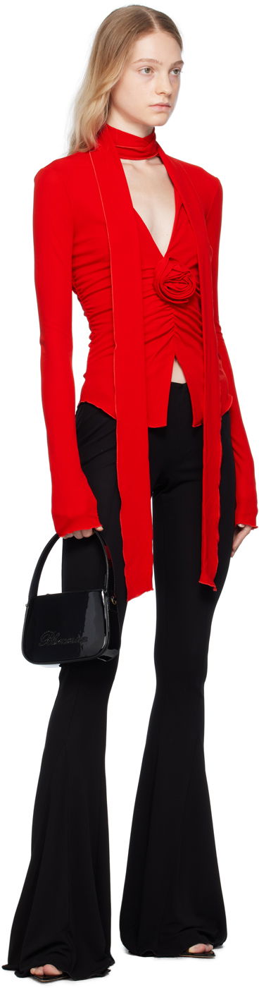 Housut Blumarine Flared Trousers Musta | P344P010A, 3