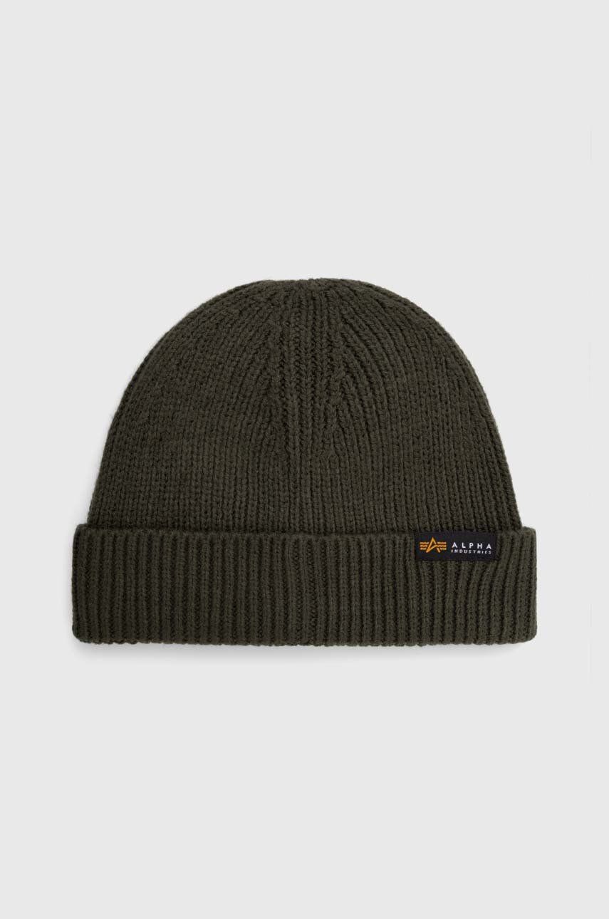 Pipo Alpha Industries Beanie Knitted Vihreä | 138905.142, 0