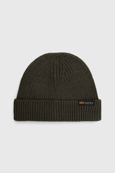 Pipo Alpha Industries Beanie Knitted Vihreä | 138905.142, 0