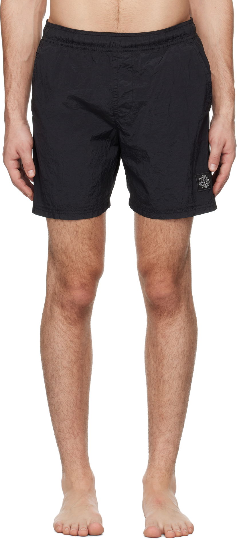 Uimapuvut Stone Island Crinkled Swim Shorts Musta | K1S15B100009S0043