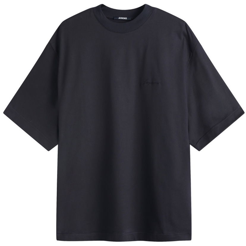 T-paita Jacquemus Jacquemus Athletic Club T-Shirt, Size X-Small Tummansininen | 25E255JS322-2466-3FO