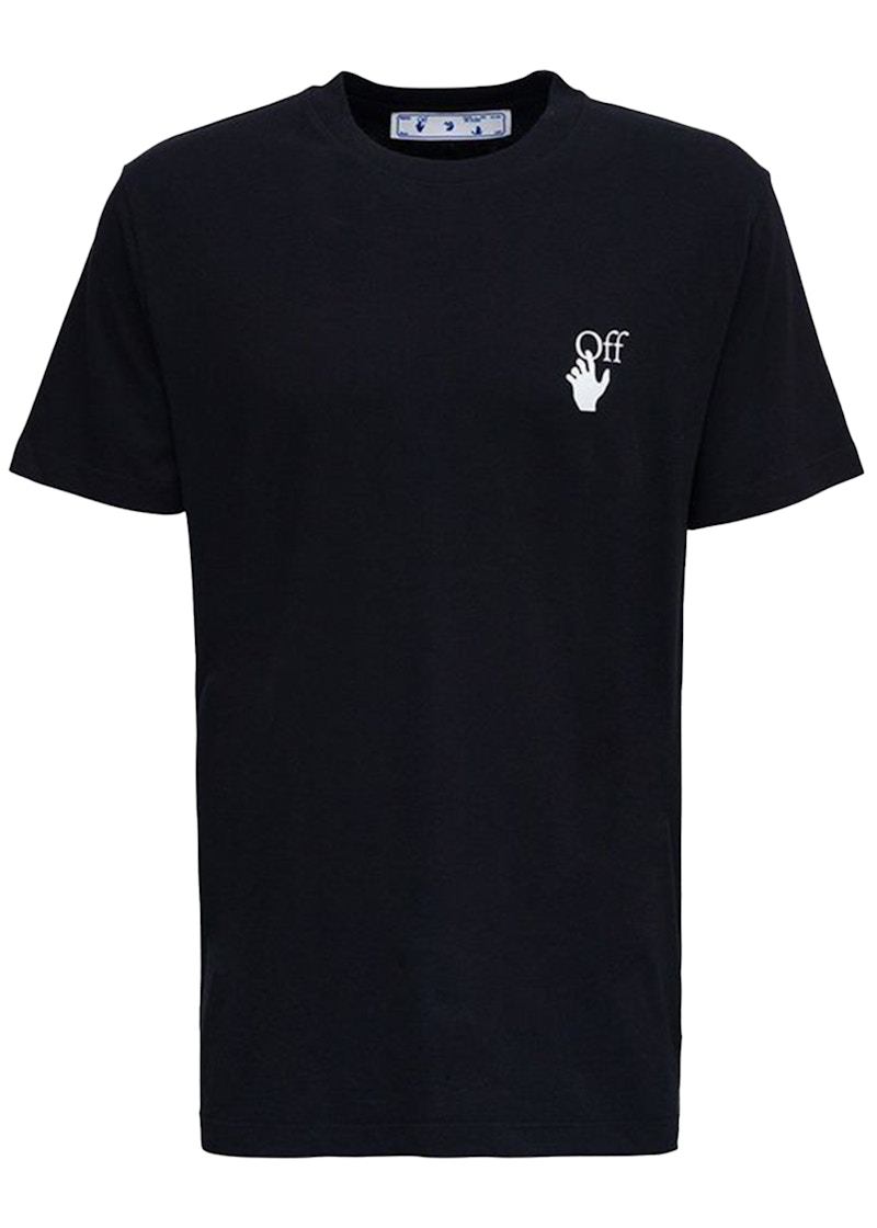 T-paita Off-White Caravaggio The Lute Player Slim Fit T-Shirt Musta | OMAA027F21JER0111084