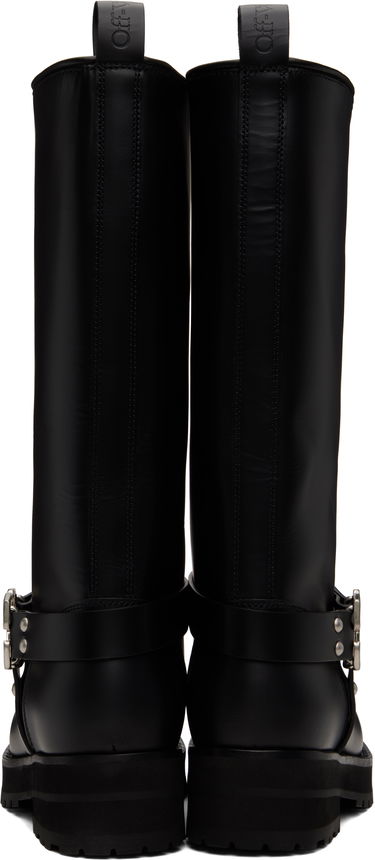 Vaatteet Off-White Off-White Off Track Leather Boots Musta | OWIE045C99LEA0011072, 1