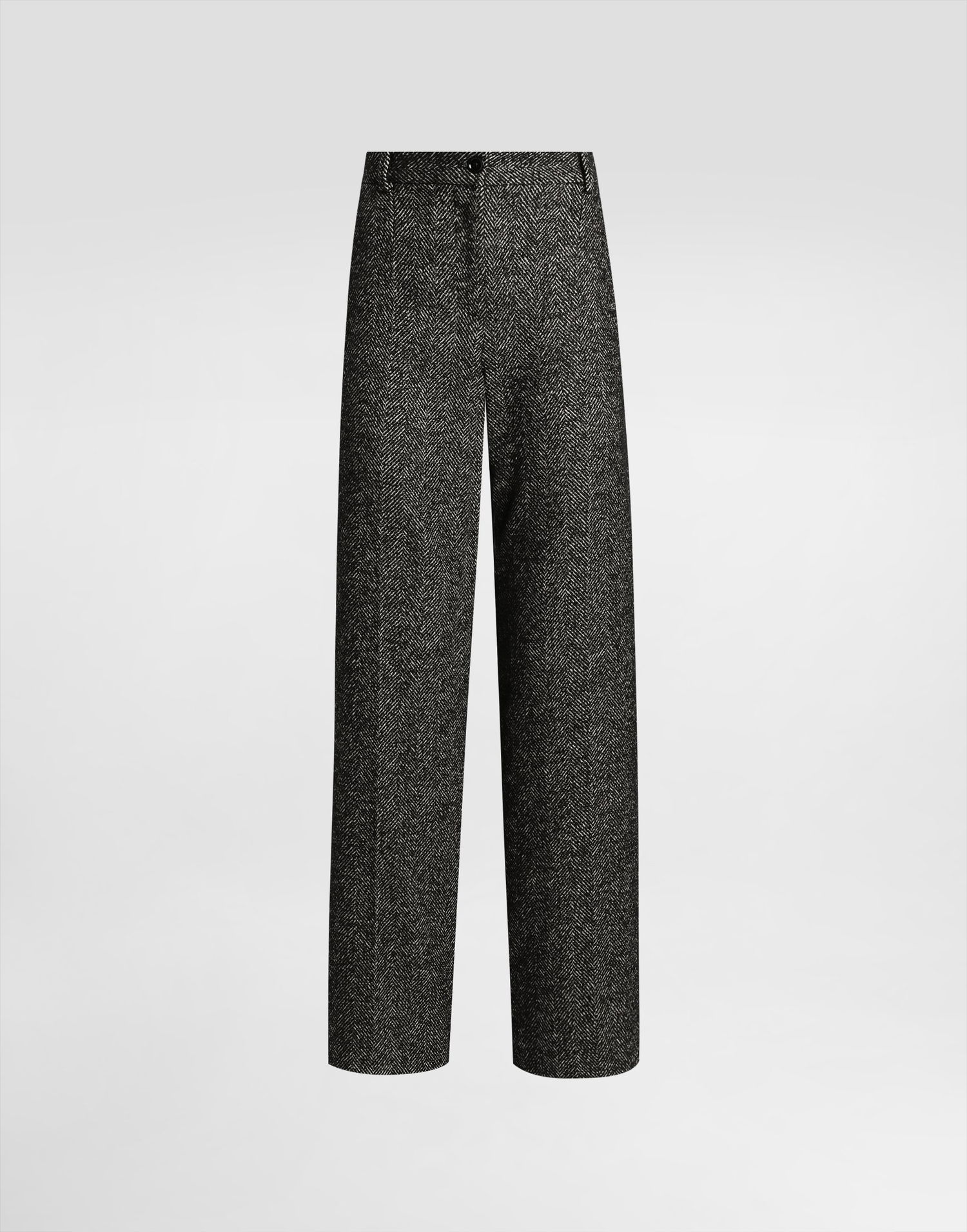 Housut Dolce & Gabbana Dolce & Gabbana Stretch Wool Chevron Trousers Musta | FTC31TFCBAJS8030, 0