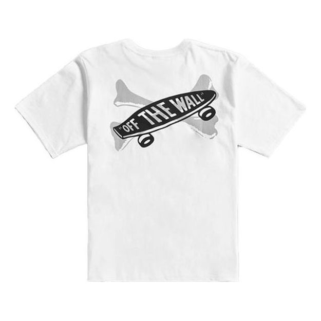 T-paita Vans Vault x WTAPS Skateboard Graphic T-Shirt Valkoinen | VN0A4TRDWHT1