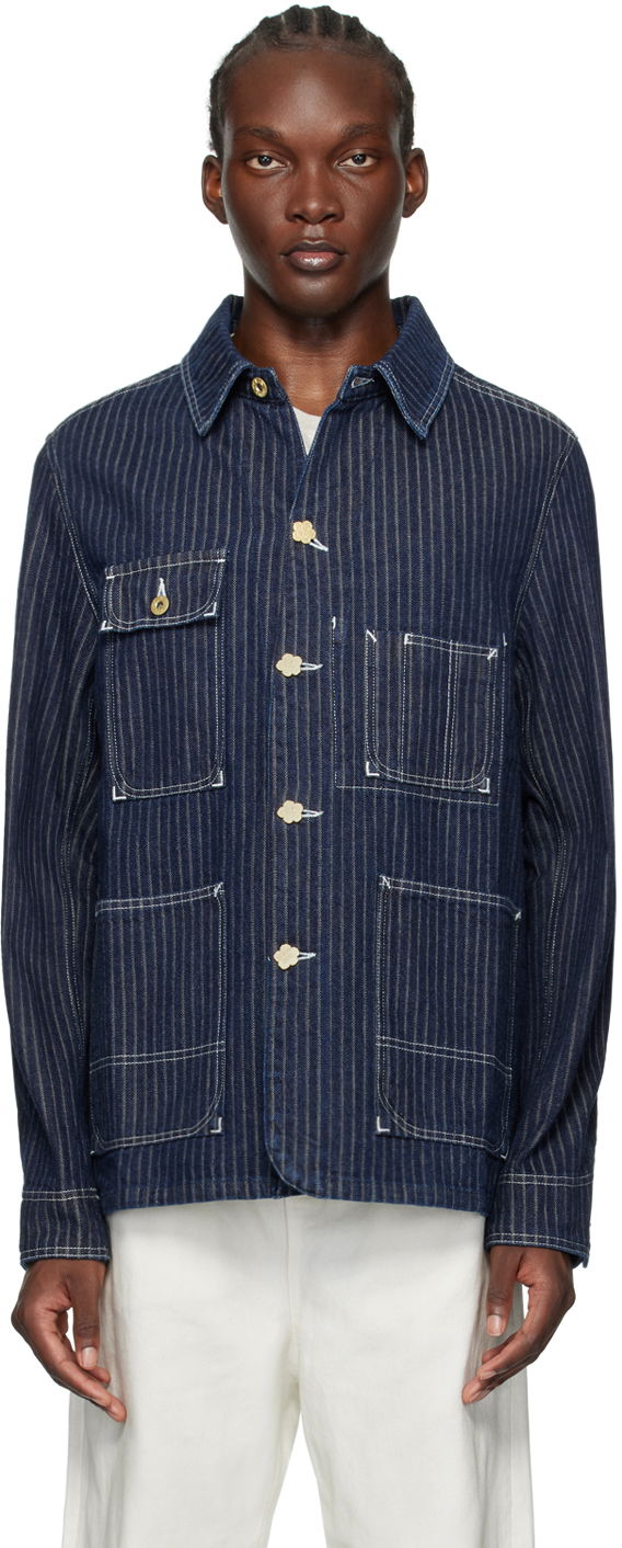 Paita KENZO Relaxed Workwear Denim Jacket Sininen | FE65DV1126F1