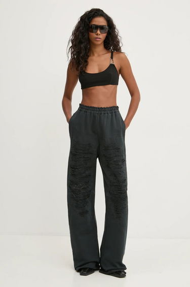 Verryttelyhousut Maison Margiela Distressed Sweatpants Musta | S62KB0214.M25004, 1