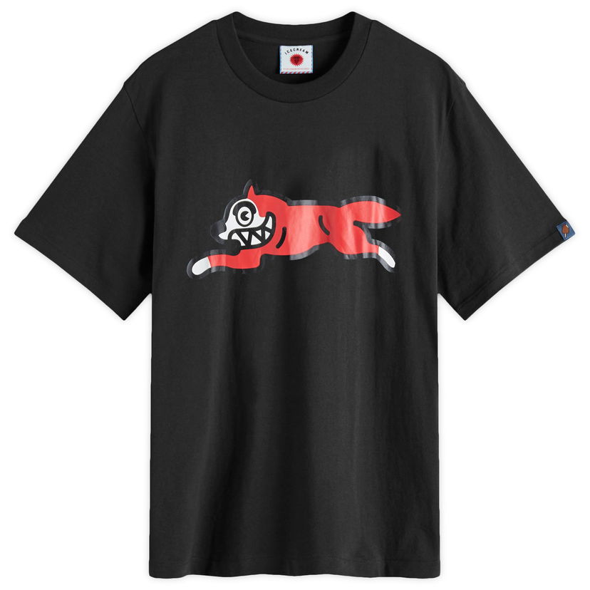 T-paita BBC IceCream ICECREAM Running Dog Graphic T-Shirt, Size Large Musta | IC23449-BLK