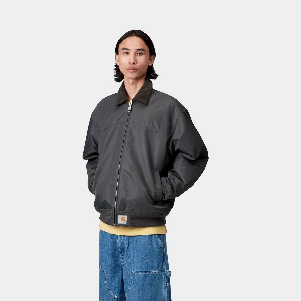 Takki Carhartt WIP WIP Santa Fe Alumni Jacket Harmaa | I035147_9, 1
