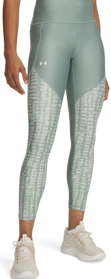 Leggingsit Under Armour Under Armour Tech Print Panel Ankle Leggings Vihreä | 1386407-348