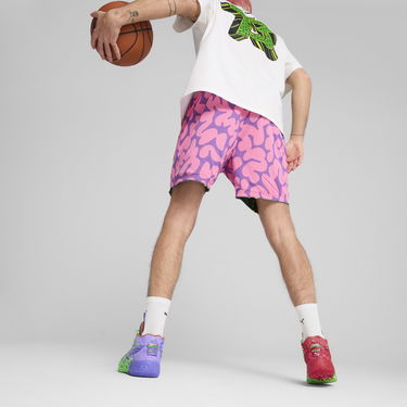 T-paita Puma PUMA x TMNT Reversible Basketball Shorts Valkoinen | 630931_01, 3