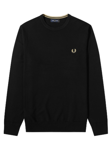 Villapaita Fred Perry Classic Crewneck Musta | K9601-198