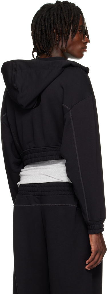 Huppari On Running FKA twigs Edition Cropped Hoodie Musta | 1WF11660553, 2