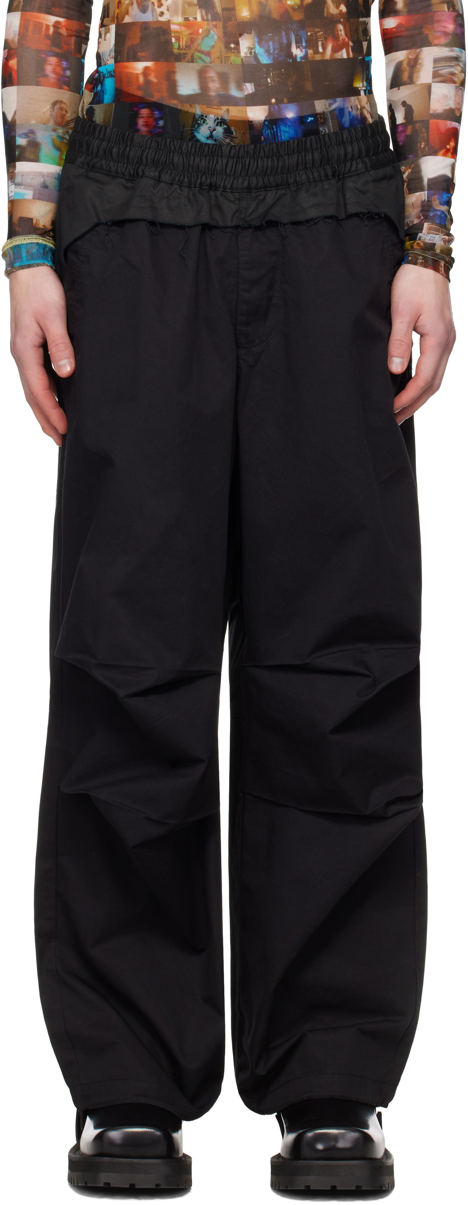 Cargo housut Diesel Diesel P-Gustaf Trousers Musta | A16074-0IQAV-9XXA, 0