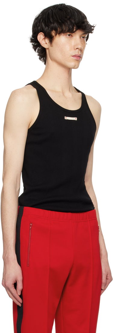 Tankkitoppi Maison Margiela Maison Margiela Ribbed Tank Top Musta | S50NL0049 M20060, 1