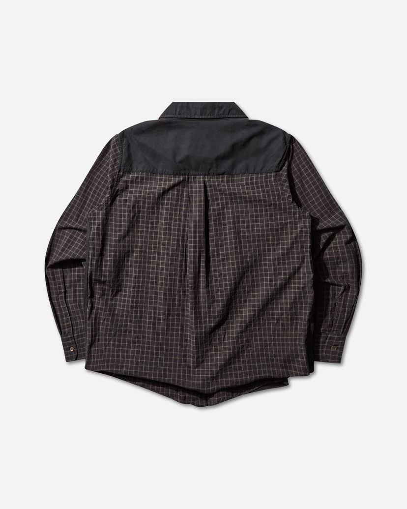Paita OUR LEGACY Double Borrowed Shirt Faux Lumberjack Check Musta | M4252DB 001