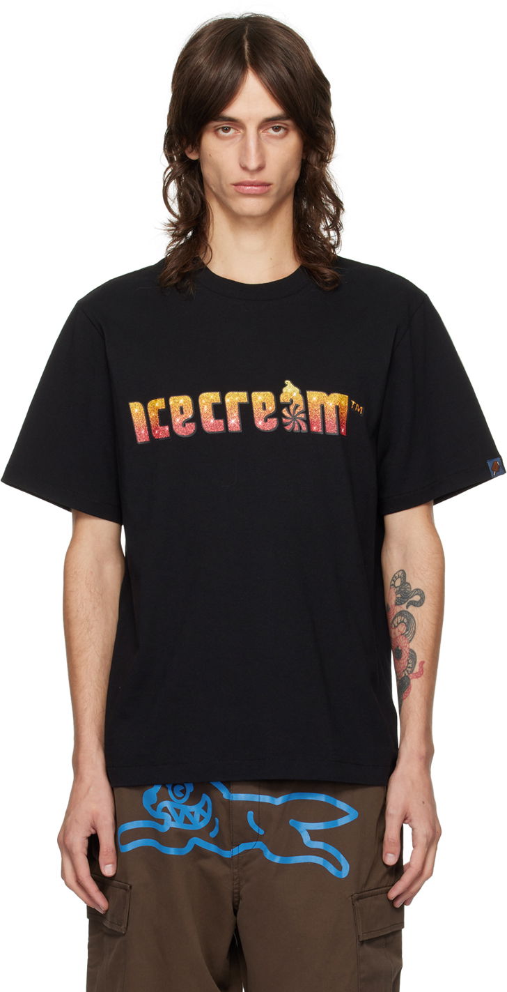 T-paita BBC IceCream Soft Serve Sparkle T-Shirt Musta | IC24349
