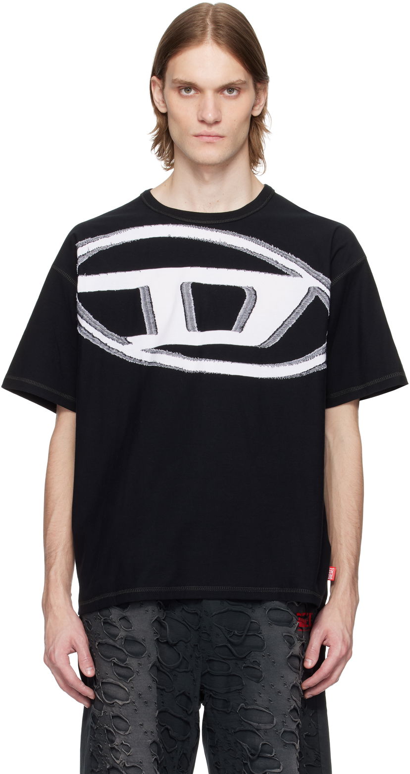 T-paita Diesel T-Doxt Graphic T-Shirt Musta | A16185-0GIAS-9XX