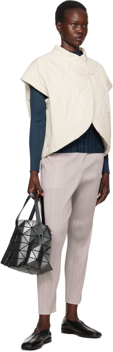 Liivi Pleats Please Issey Miyake Issey Miyake Quilted Vest Valkoinen | PP48ZE882, 3