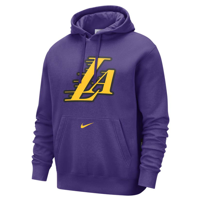 Huppari Nike NBA Los Angeles Lakers Club City Edition Fleece Hoodie Violetti | FZ0599-504
