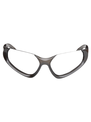 Aurinkolasit Balenciaga Exaggerated Sport Goggle Sunglasses Harmaa | BB0202S-002