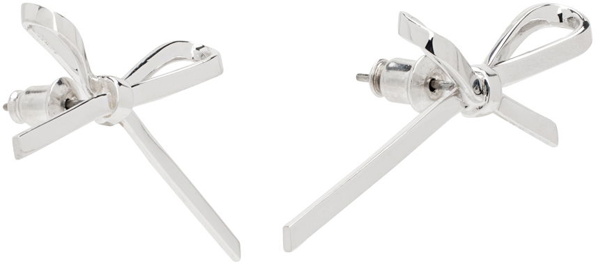 Korvakorut We11done We11done Bow Stud Earrings Metallinen | WD-AJ0-24-521-U-SV, 1