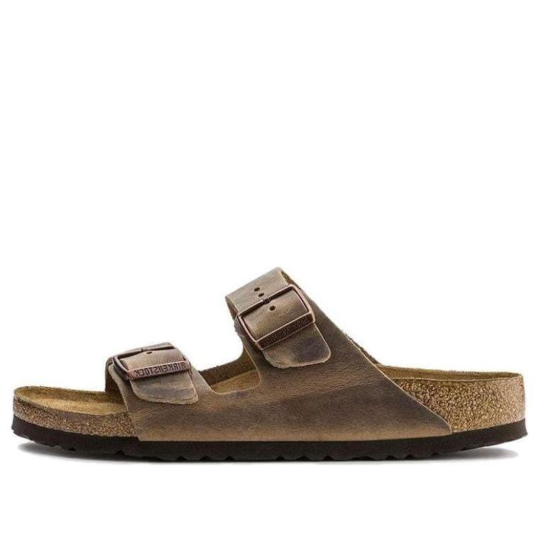 Tennarit ja kengät Birkenstock Arizona Soft Footbed Oiled Leather Narrow Fit Sandals Ruskea | 0552813
