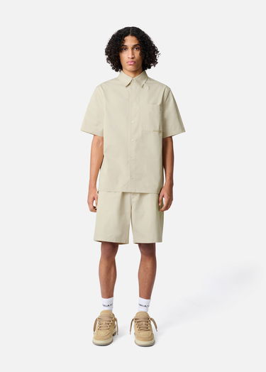 Shortsit AXEL ARIGATO Nova Elastic Waist Shorts Beige | A3429001, 7