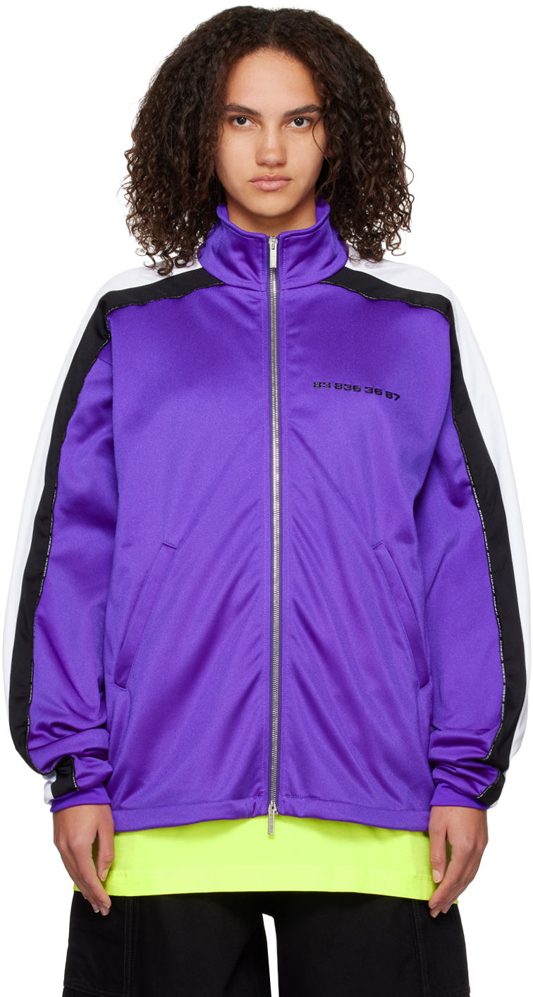 Tuulitakki VETEMENTS Oversized Track Jacket Violetti | VL14AT100V
