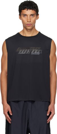 Alexander Wang Graphic Logo Muscle Tank Top