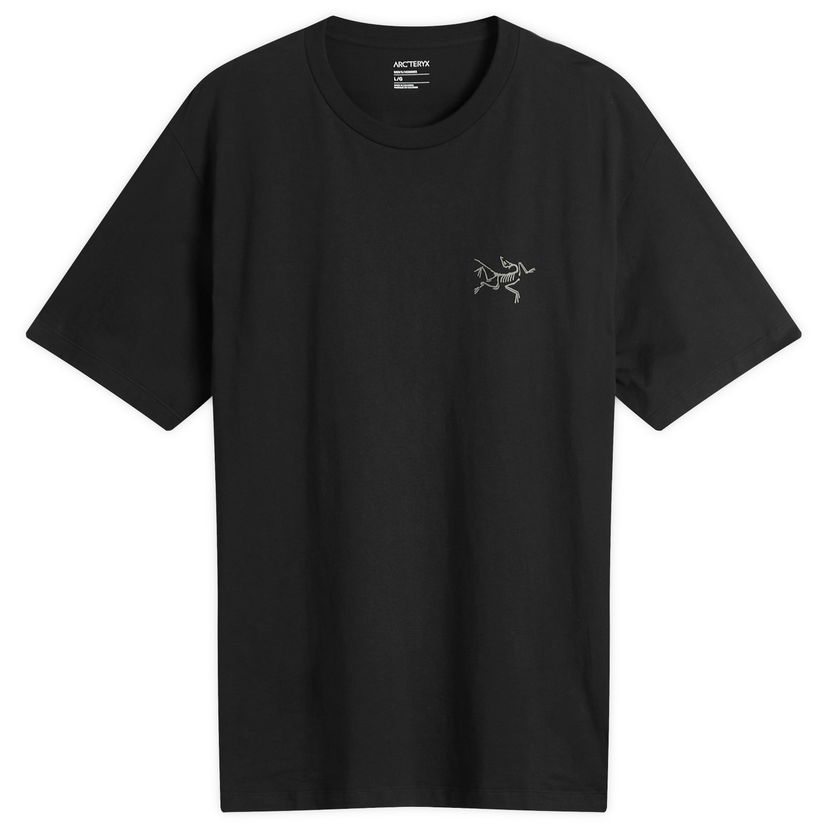 T-paita Arcteryx Kragg SL Cotton T-Shirt, Size X-Large Musta | X000009533-002291