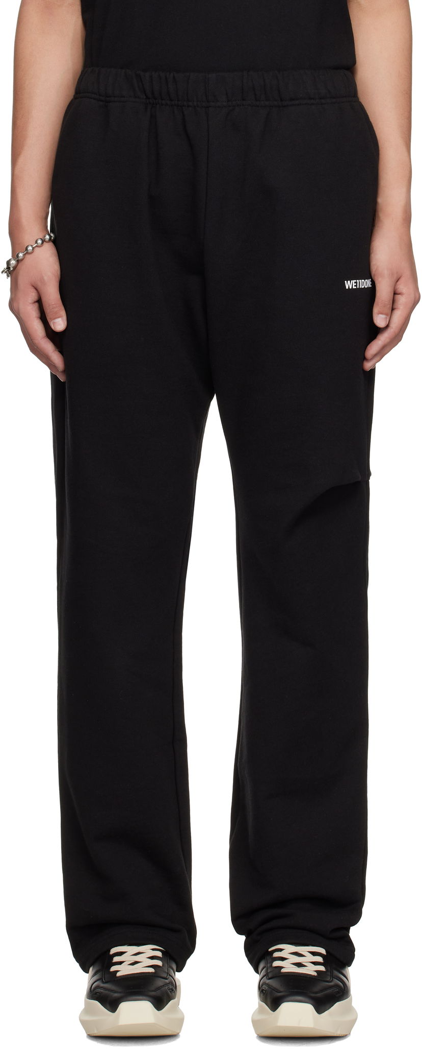 Verryttelyhousut We11done We11done Wide Jogger Sweatpants Musta | WD-TA3-22-864-U-BK