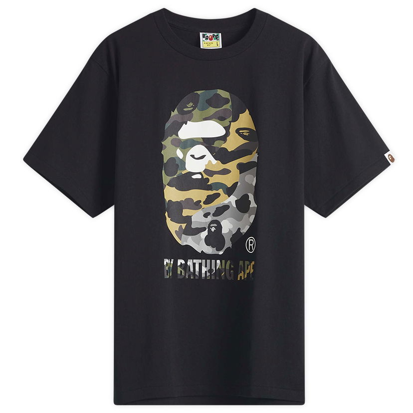 T-paita BAPE 1St Camo Crazy By Bathing Ape T-Shirt, Size Large Musta | 001TEL301017M-BLK